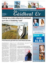 An Gàidheal Ùr, An Dàmhair 2008, Duilleag 1