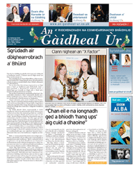 An Gàidheal Ùr, An Dùbhlachd 2008, Duilleag 1
