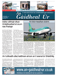 An Gàidheal Ùr, An Giblean 2008, Duilleag 1