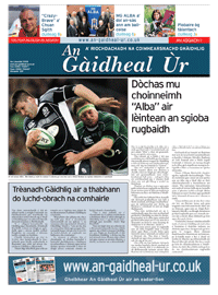 An Gàidheal Ùr, An Lùnastal 2008, Duilleag 1