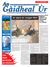An Gàidheal Ùr, Am Màrt 2007, Duilleag 1