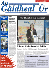 An Gàidheal Ùr, An t-Samhain 2006, Duilleag 1