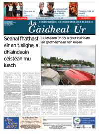 An Gàidheal Ùr, An t-Samhain 2007, Duilleag 1